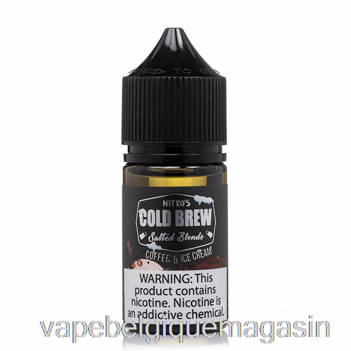 Vape Jetable Café Et Glace - Sels D'infusion Froide Nitros - 30ml 45mg